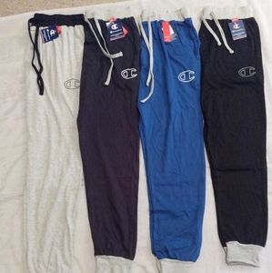 Champion Black Joggers Sleep Loungewear NWT